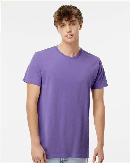 M&o 6500mm Vintage Garment-dyed T-shirt - 6500m - Violet