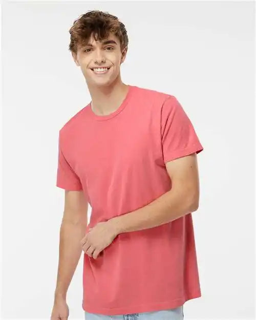 M&o 6500mm Vintage Garment-dyed T-shirt - 6500m - Watermelon