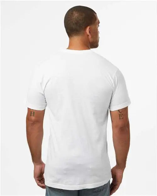 M&o 6500mm Vintage Garment-dyed T-shirt - 6500m - White