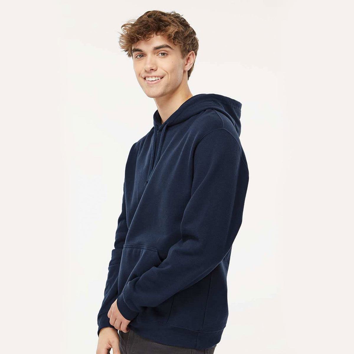 M&o 7800 Unisex Ace Fleece Hooded Sweatshirt - Deep Navy