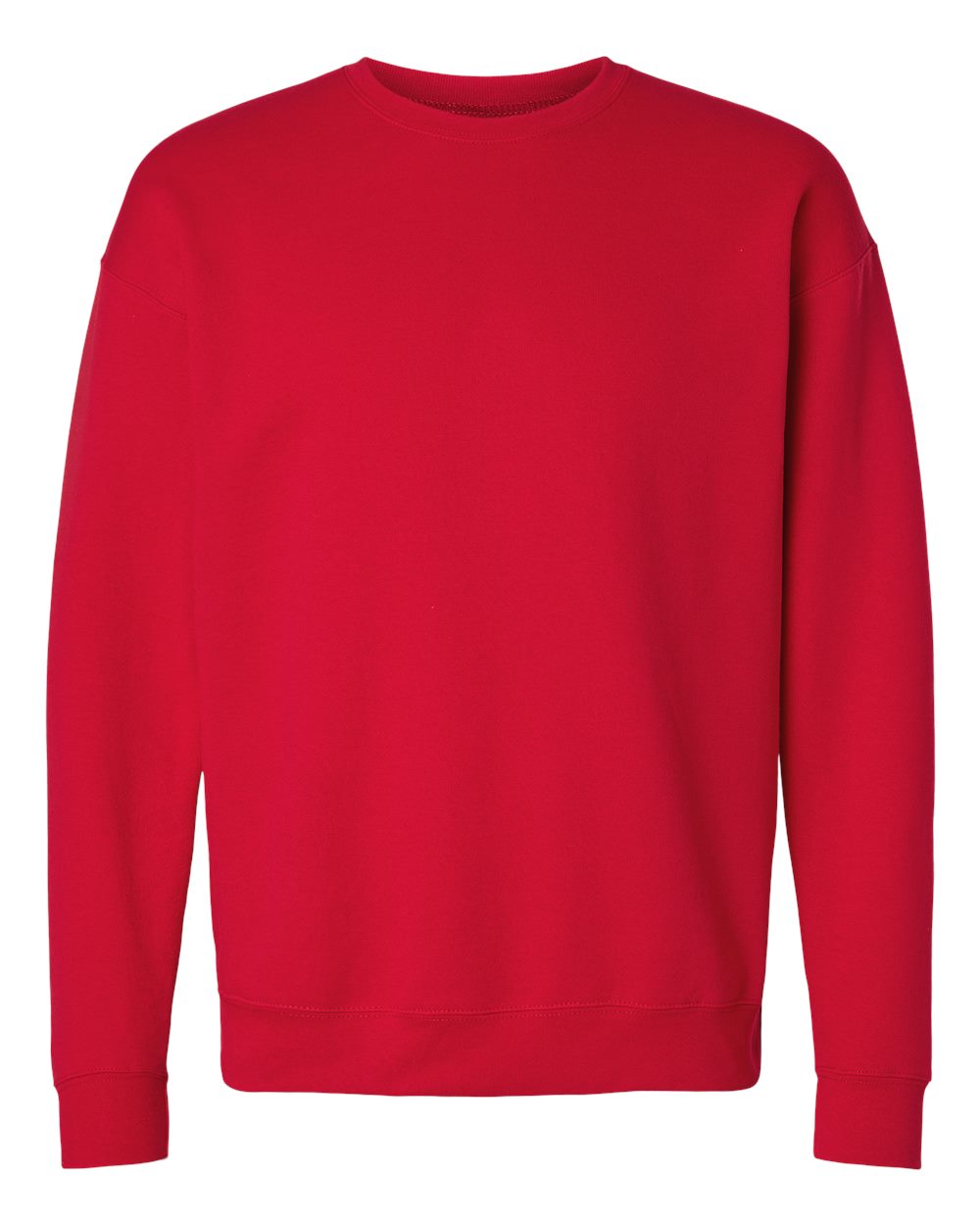 M&o 7810 Unisex Ace Fleece Crewneck Sweatshirt - Deep Red