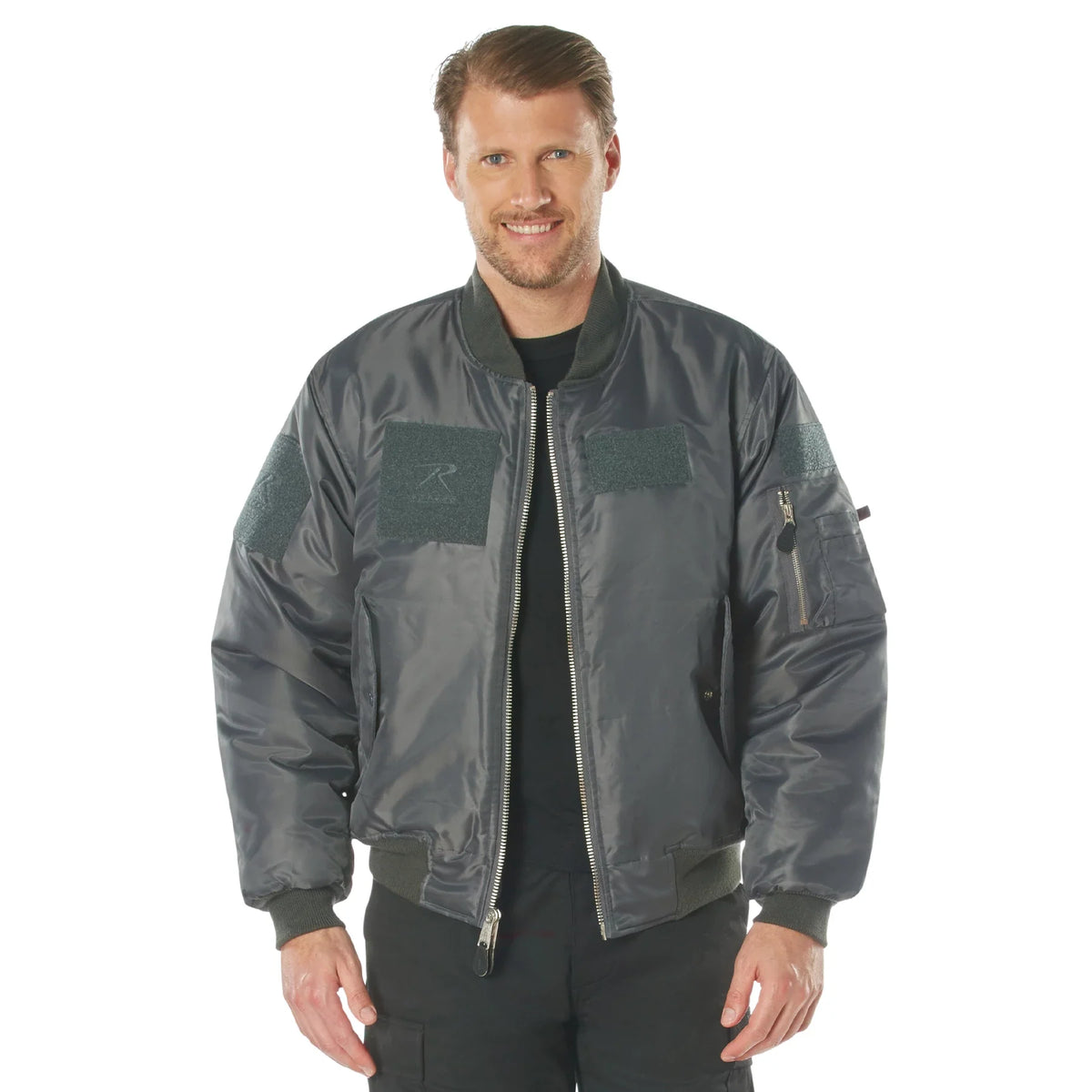 Ma-1 Flight Jacket with Patches