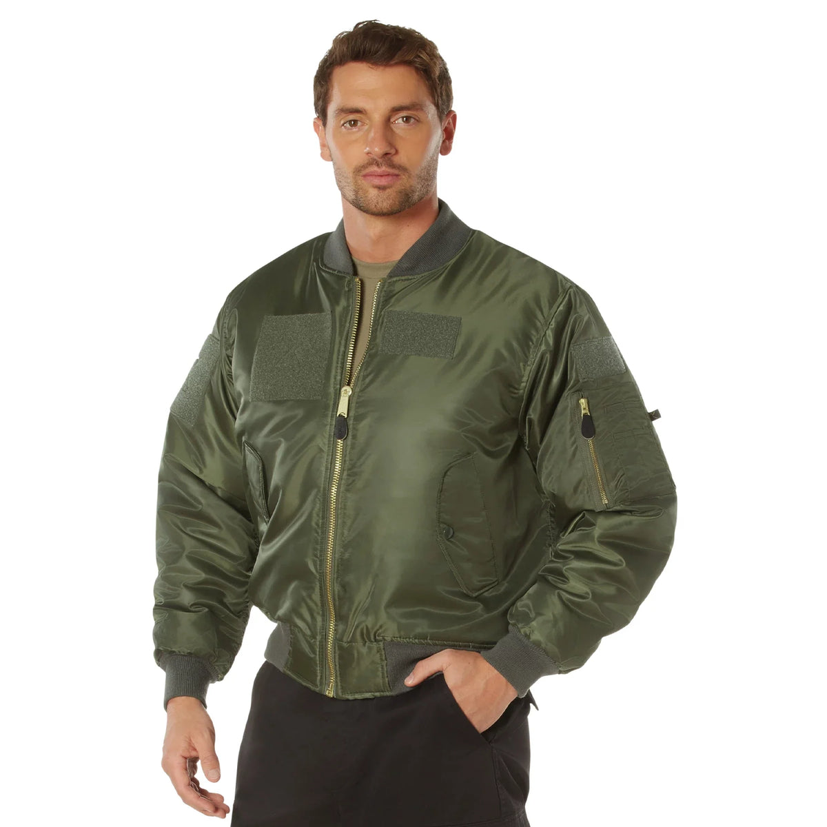 Ma-1 Flight Jacket with Patches