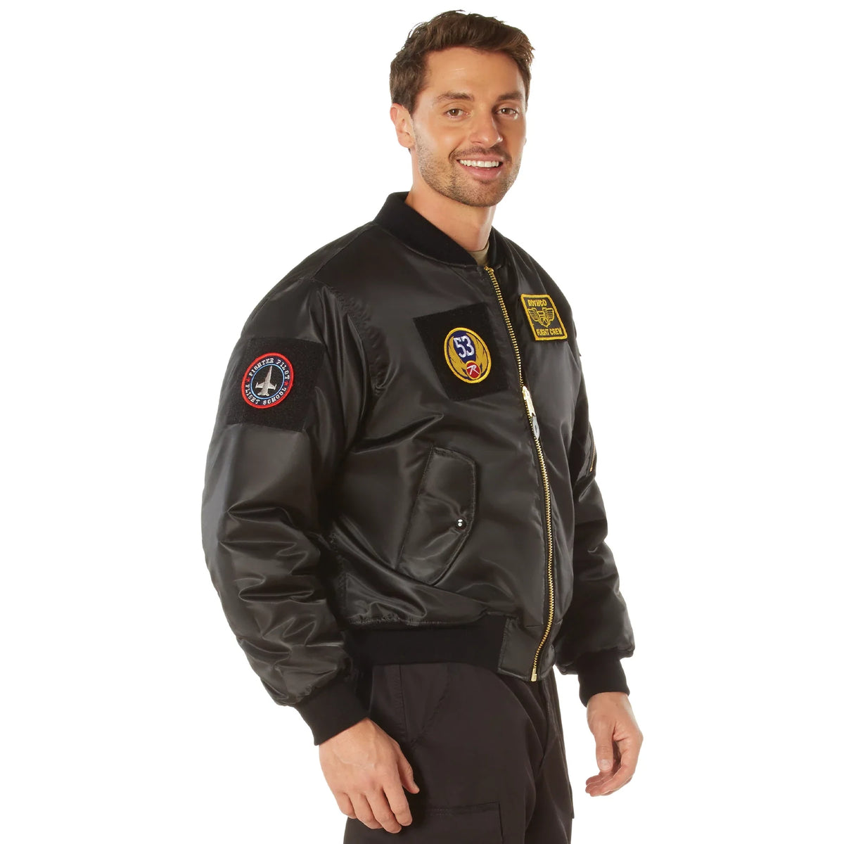 Ma-1 Flight Jacket with Patches