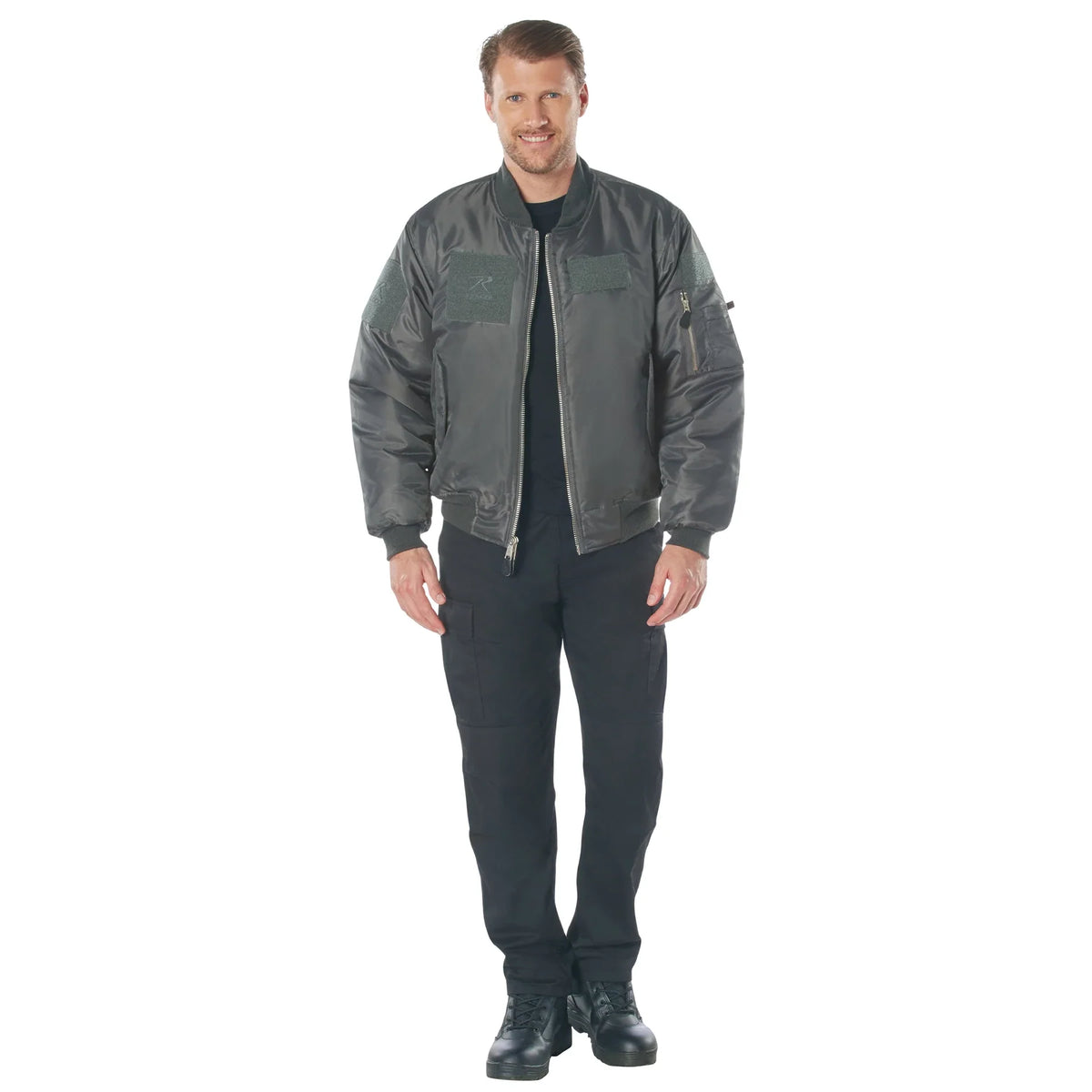 Ma-1 Flight Jacket with Patches