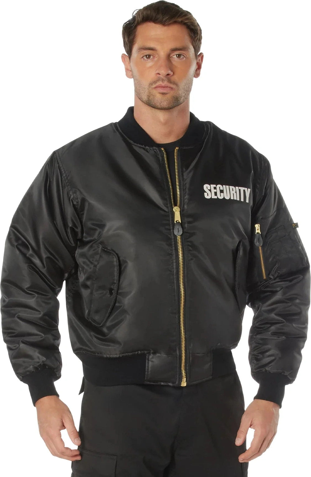 Ma-1 Flight Jacket with Security Print