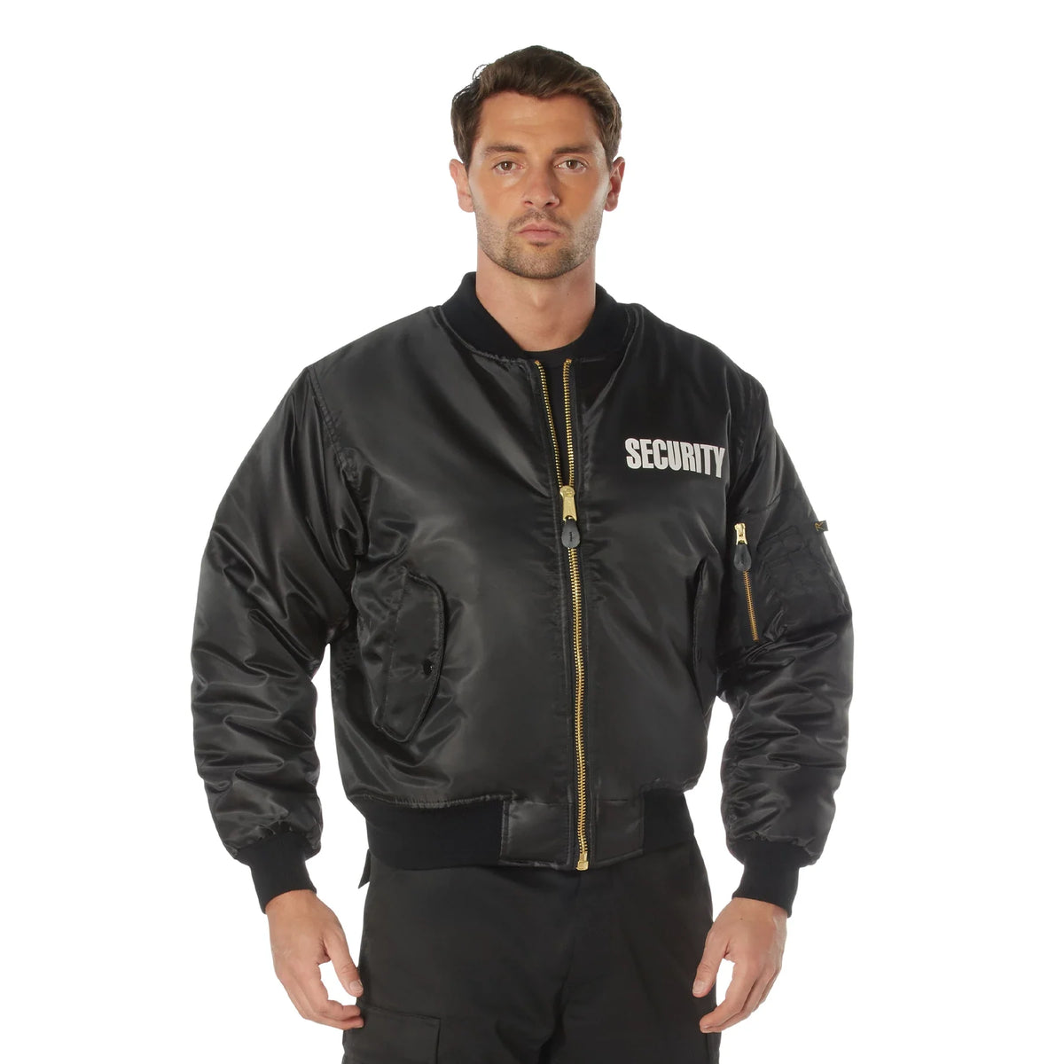 Ma-1 Flight Jacket with Security Print