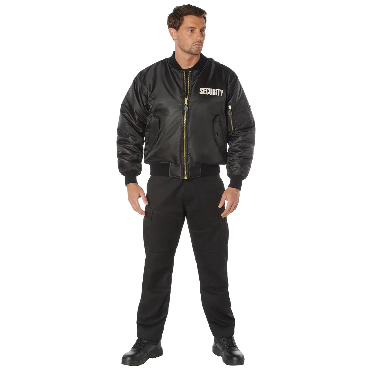 Ma-1 Flight Jacket with Security Print