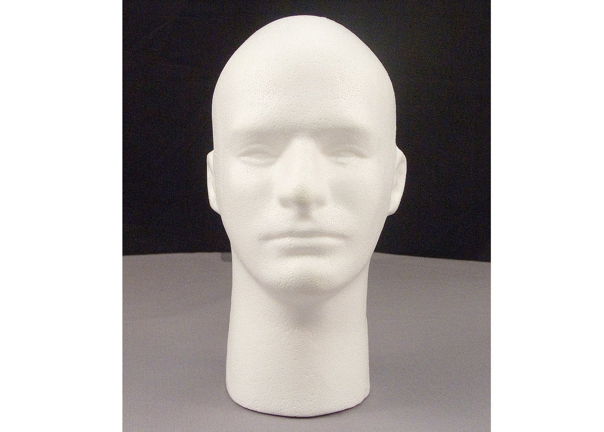 Male Foam Head with Face