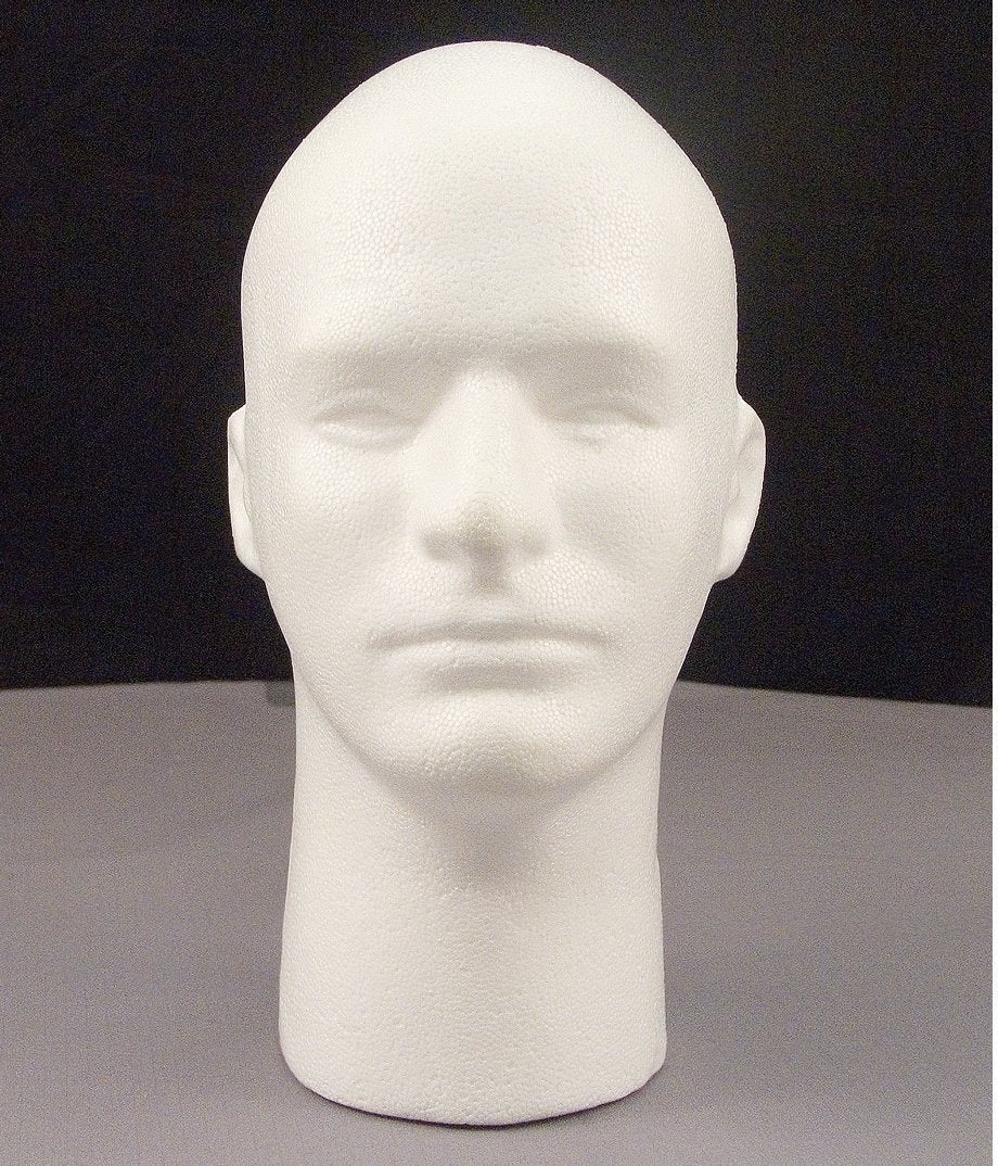 Male Foam Head with Face