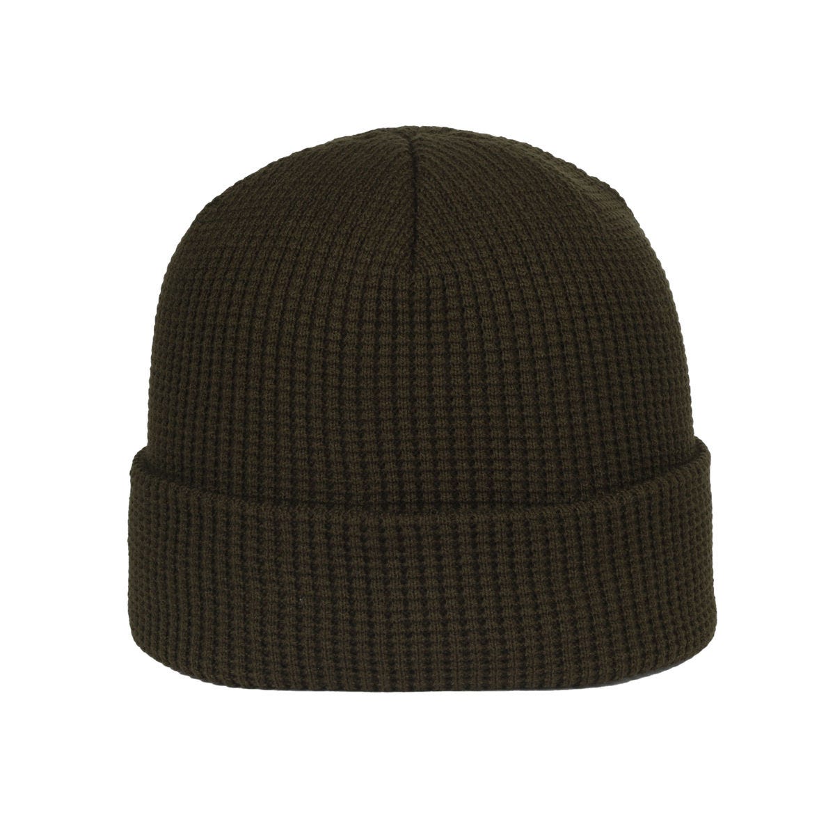 Legendary Headwear MAMMOTH Waffle Knit Cuffed Beanie - Olive