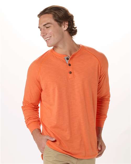 Mandarin Henley Long Sleeve T-Shirt - BM3101