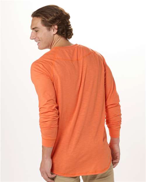 Mandarin Henley Long Sleeve T-Shirt - BM3101