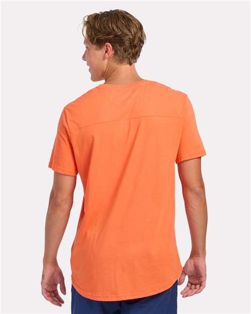 Mandarin High V-Neck T-Shirt - BM2204