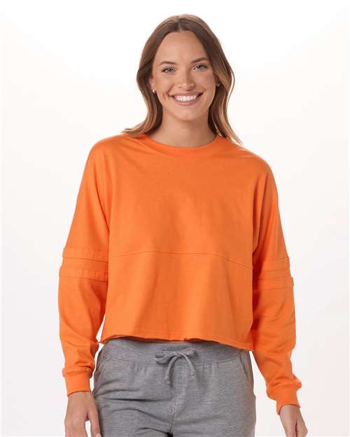Mandarin Women&#39;s Crop Retro Jesery - BW3515