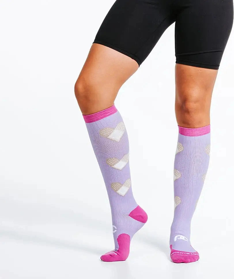 Marathon Lilac Bandage Hearts
