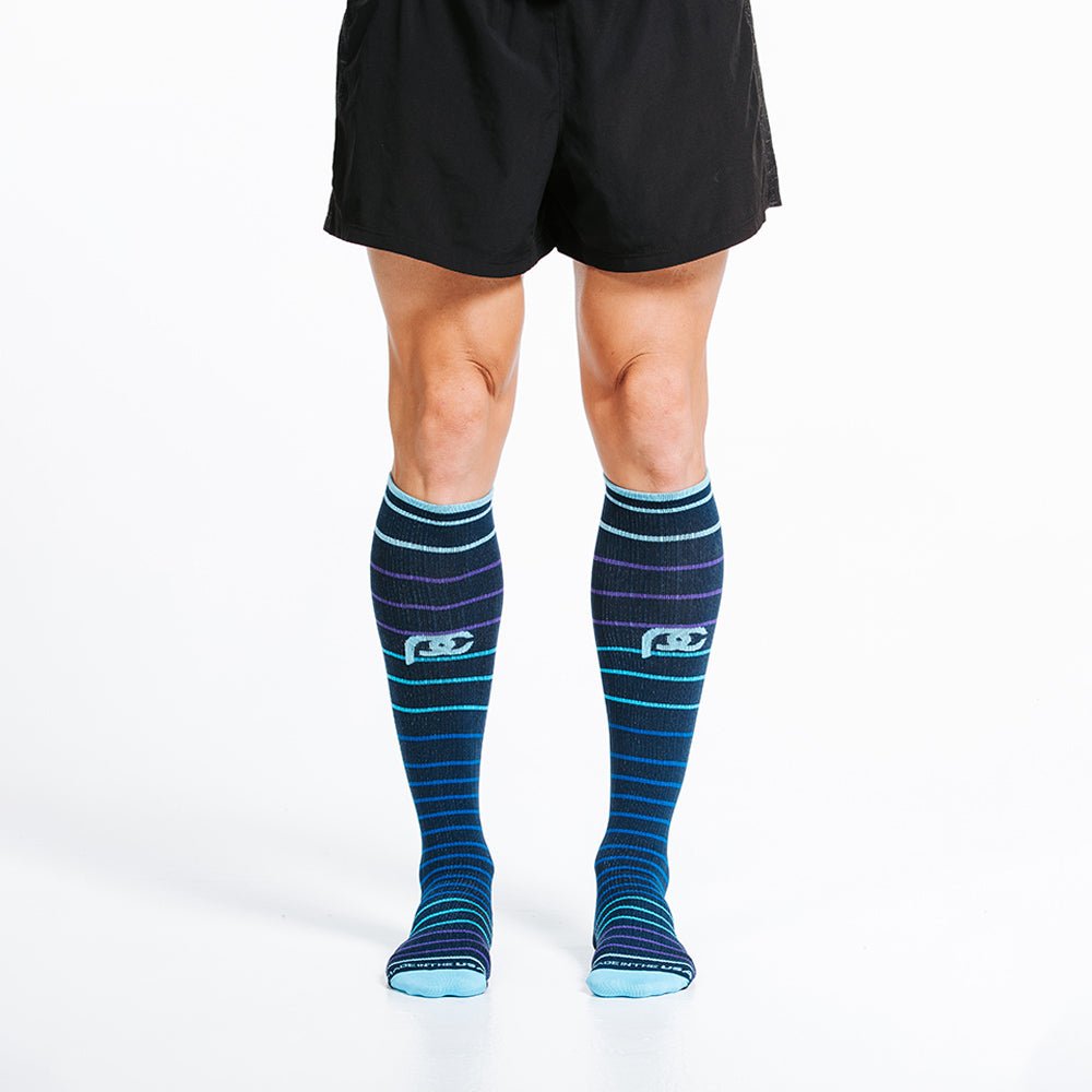 Marathon Navy Blue Lines