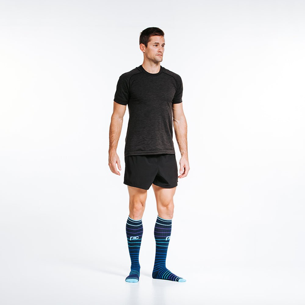 Marathon Navy Blue Lines