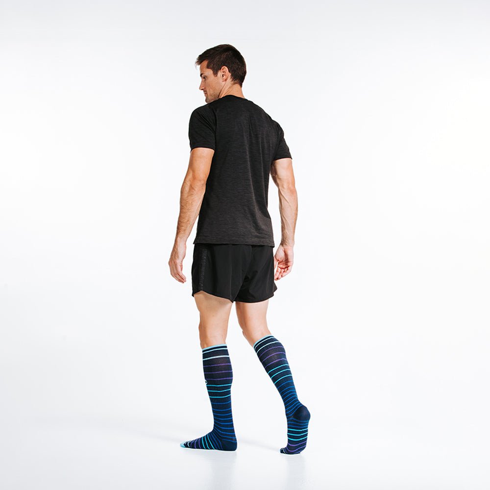 Marathon Navy Blue Lines