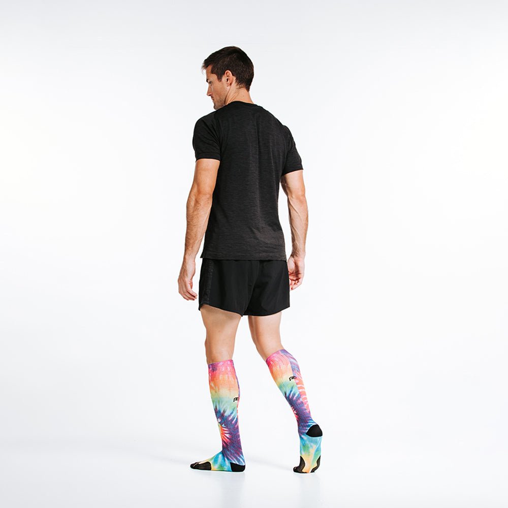 Marathon Printed Rainbow Tie Dye