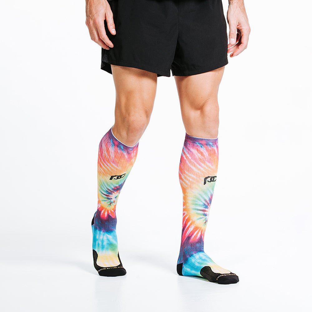 Marathon Printed Rainbow Tie Dye