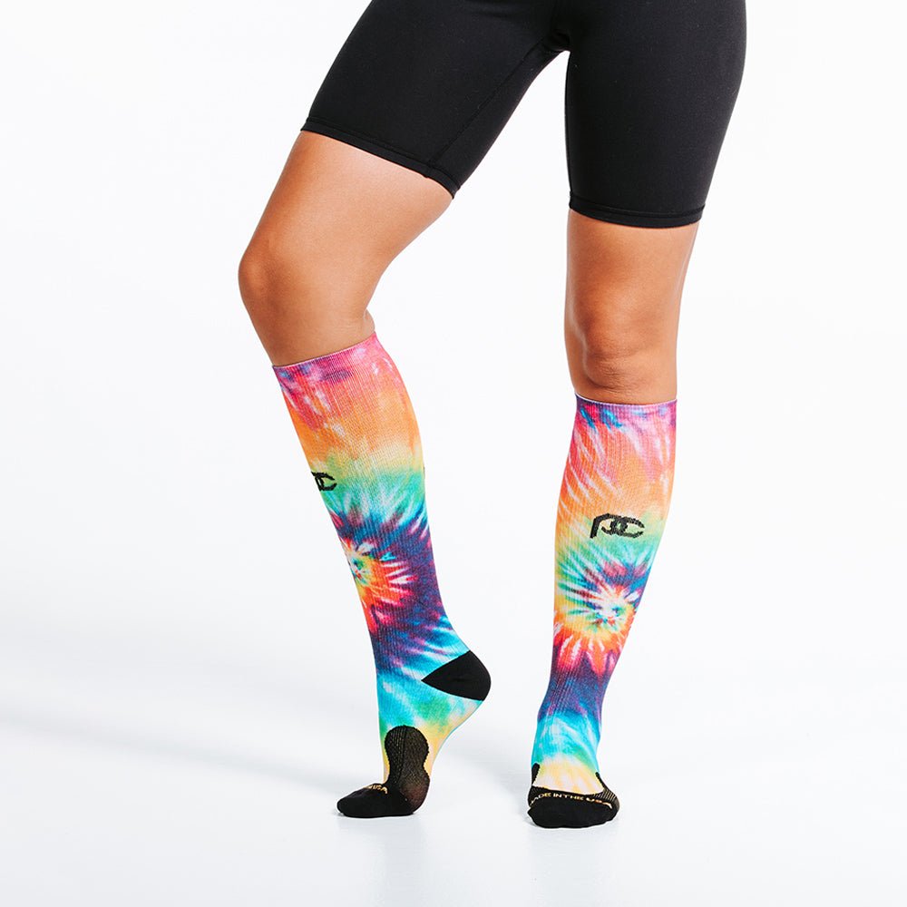 Marathon Printed Rainbow Tie Dye