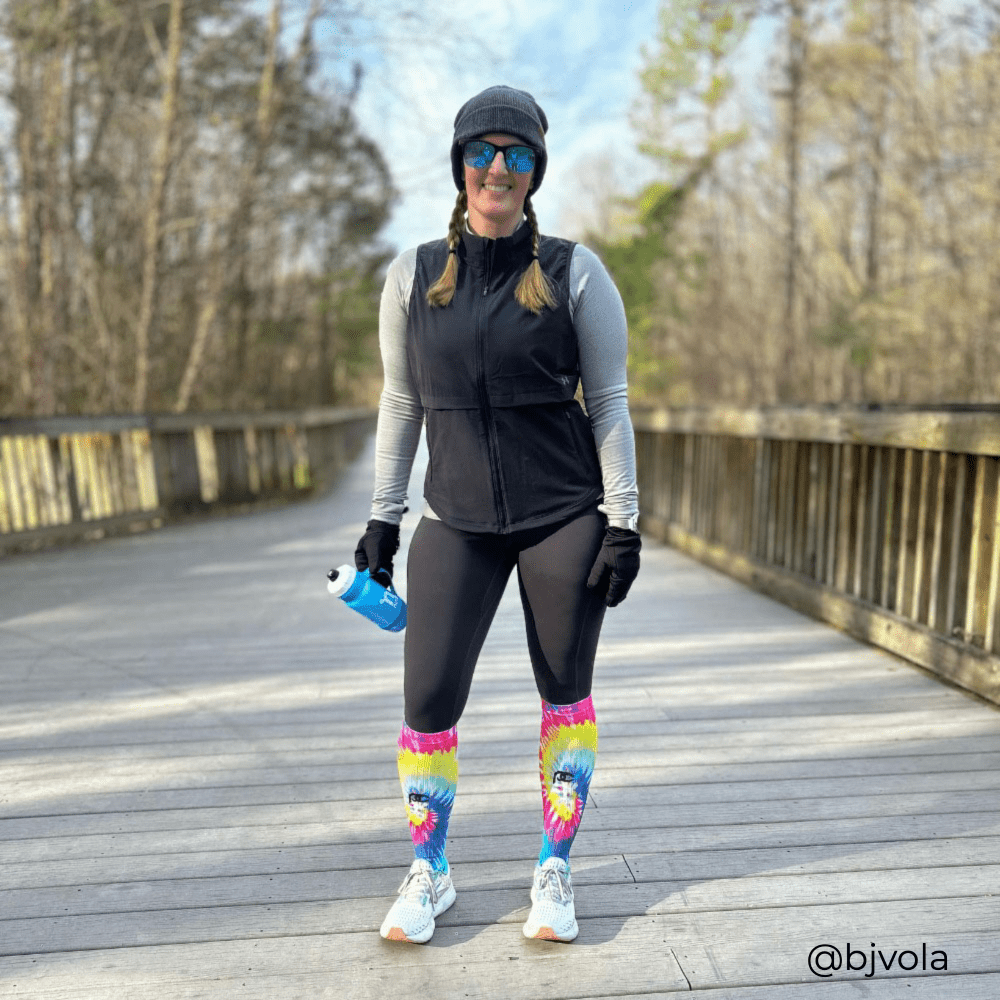 Marathon Printed Rainbow Tie Dye