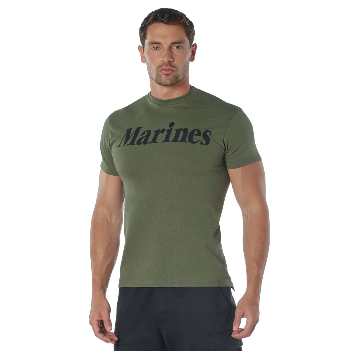Marines Olive Drab Military Physical Training T-shirt