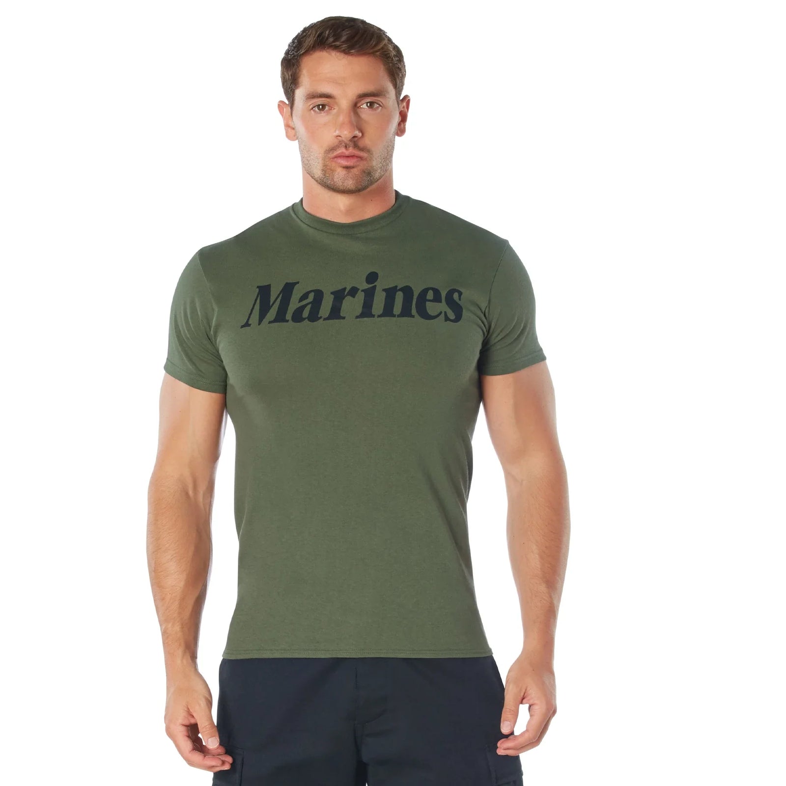 Marines Olive Drab Military Physical Training T-shirt - s