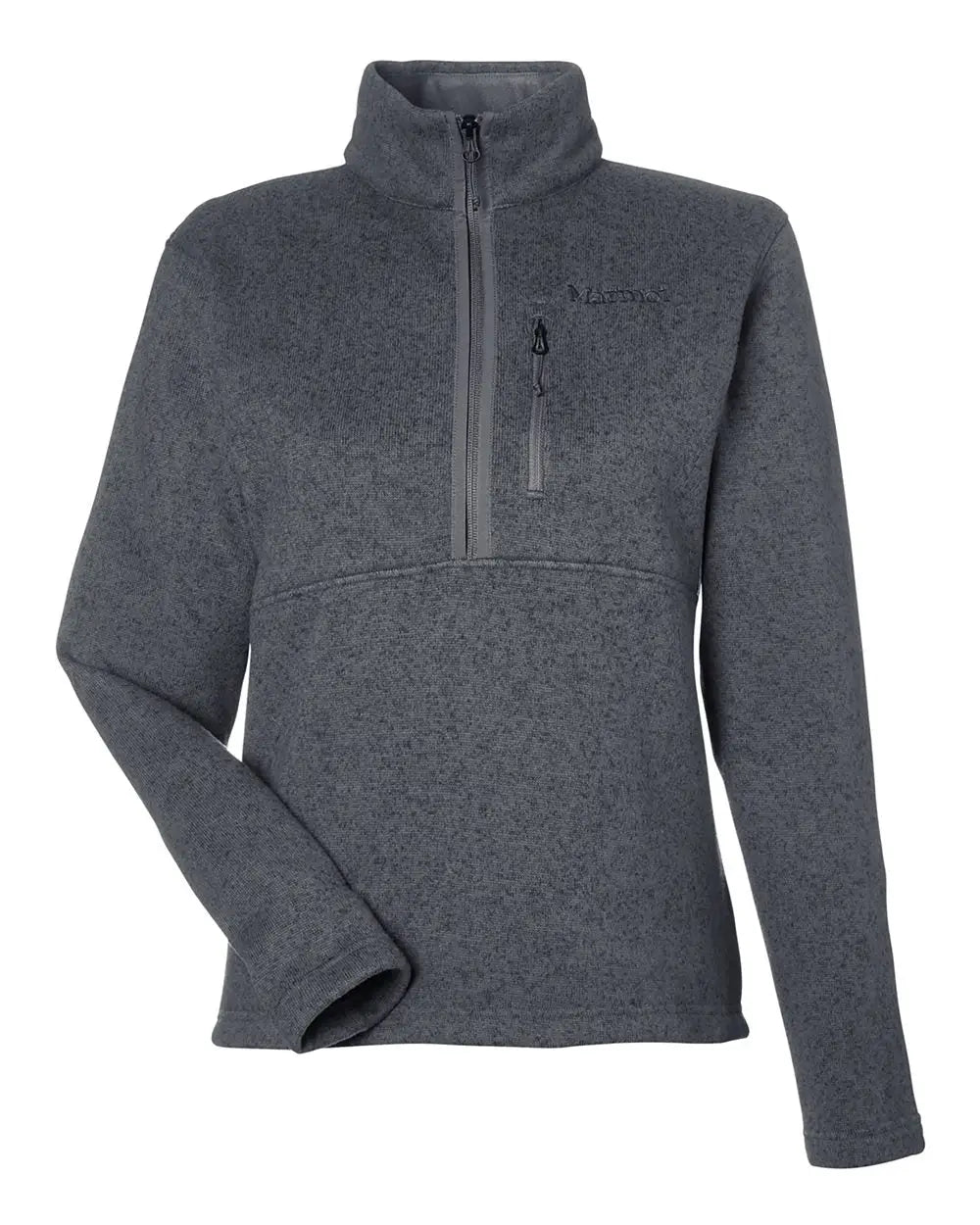 Marmot M16248 Women’s Drop Line Half-zip Jacket - Steel Onyx Heather - Ladies Xs