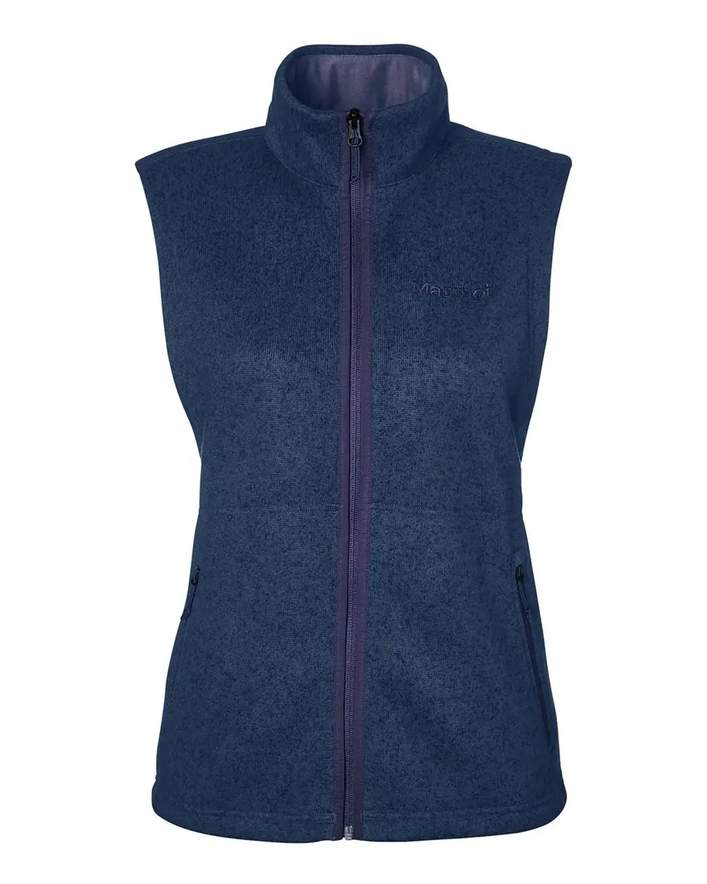 Marmot M16251 Women’s Drop Line Fleece Vest - Arctic Navy Heather - Ladies Xs