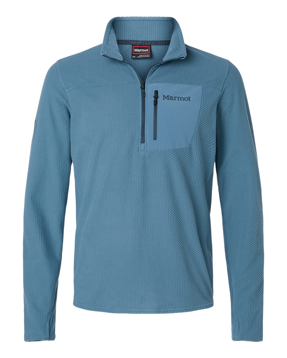 Marmot M16726 Men’s Air Fleece Quarter-zip Pullover - Summer Storm