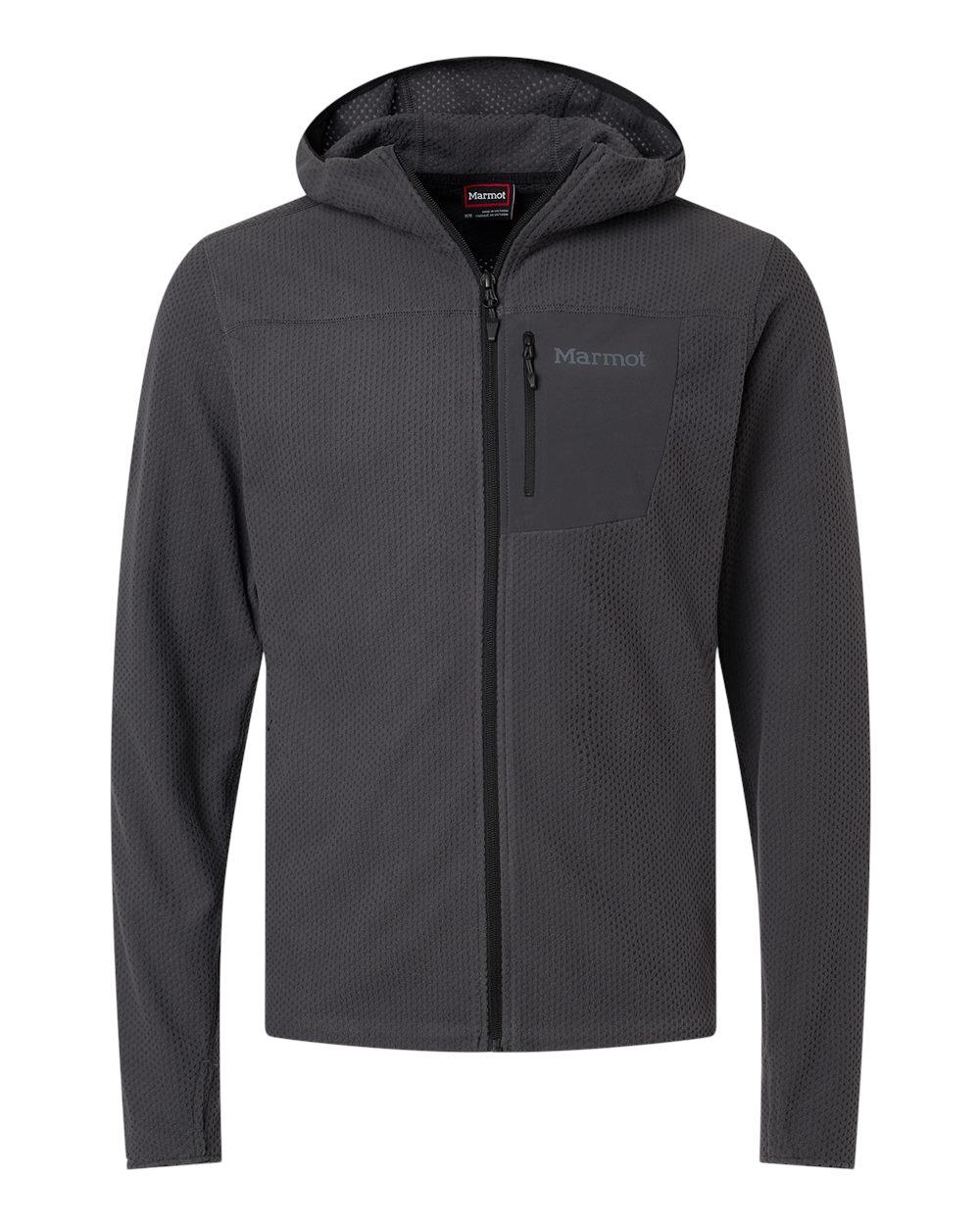 Marmot M16727 Men’s Air Fleece Hooded Jacket - Blackened