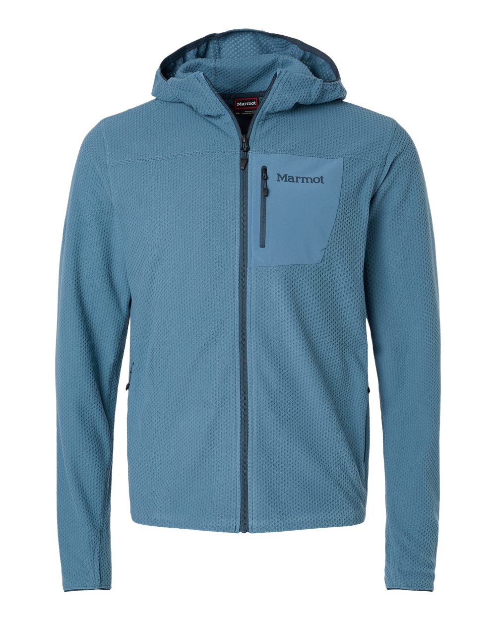 Marmot M16727 Men’s Air Fleece Hooded Jacket - Summer Storm