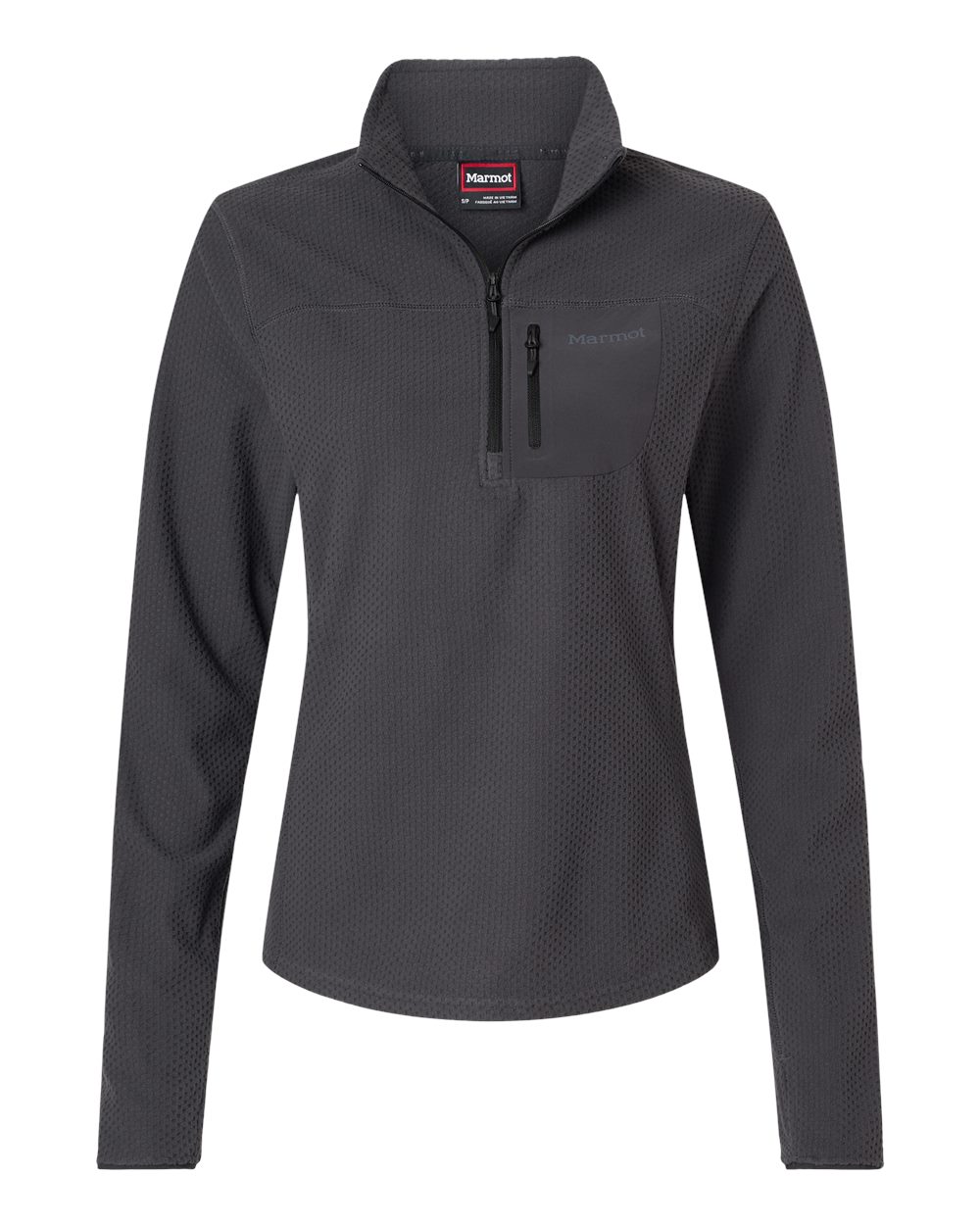 Marmot M16745 Women’s Air Fleece Quarter-zip Pullover - Blackened
