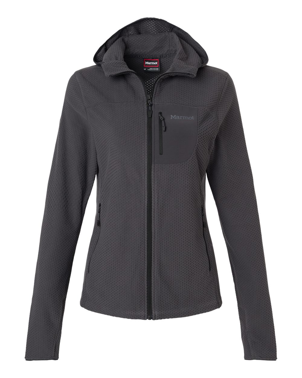Marmot M16746 Women’s Air Fleece Hooded Jacket - Blackened
