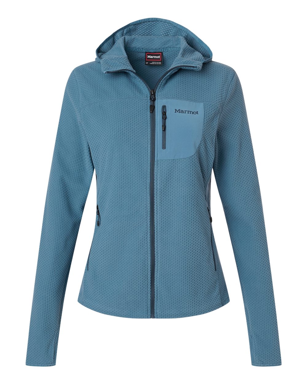 Marmot M16746 Women’s Air Fleece Hooded Jacket - Summer Storm