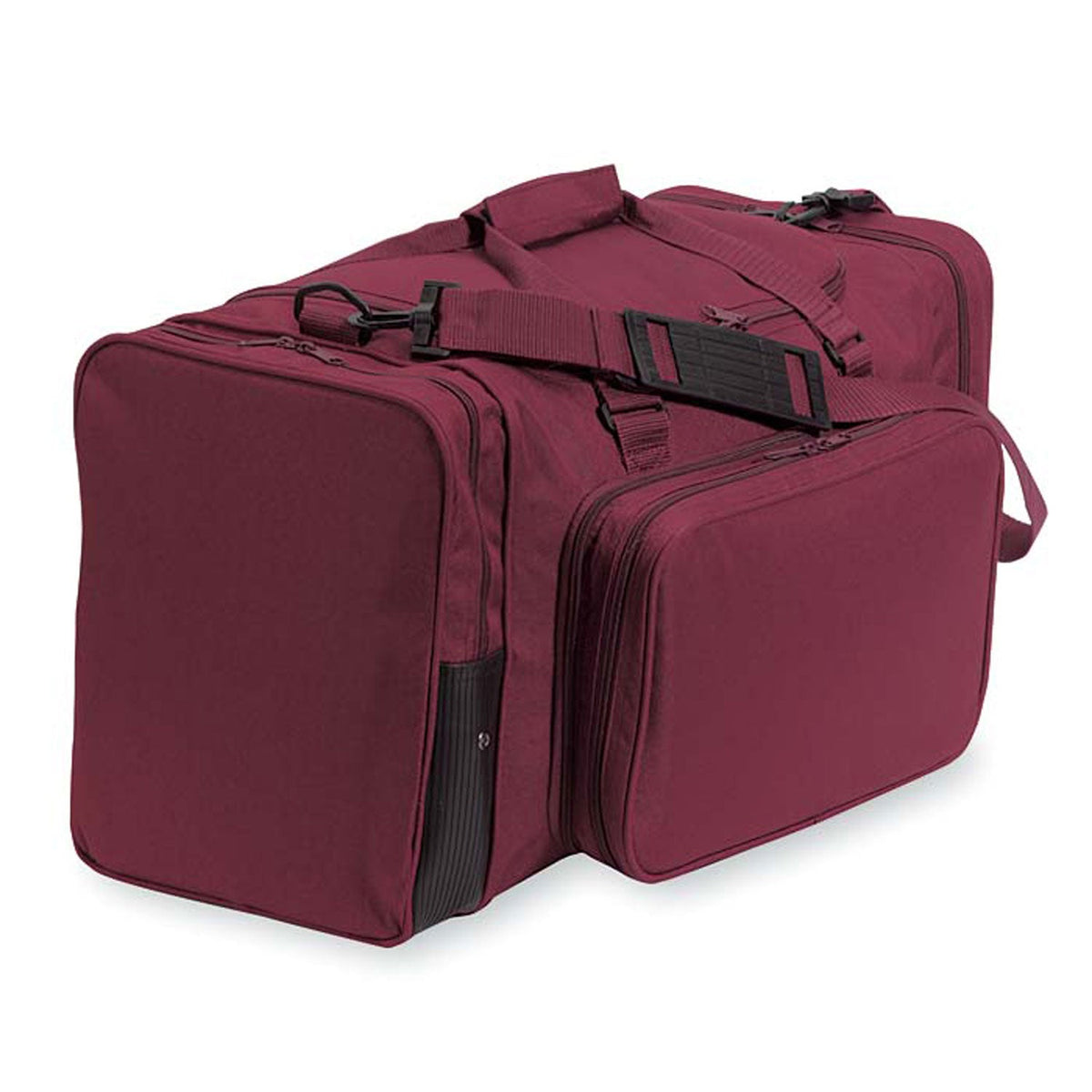Maroon 22" Sports Bag 600D Polyester