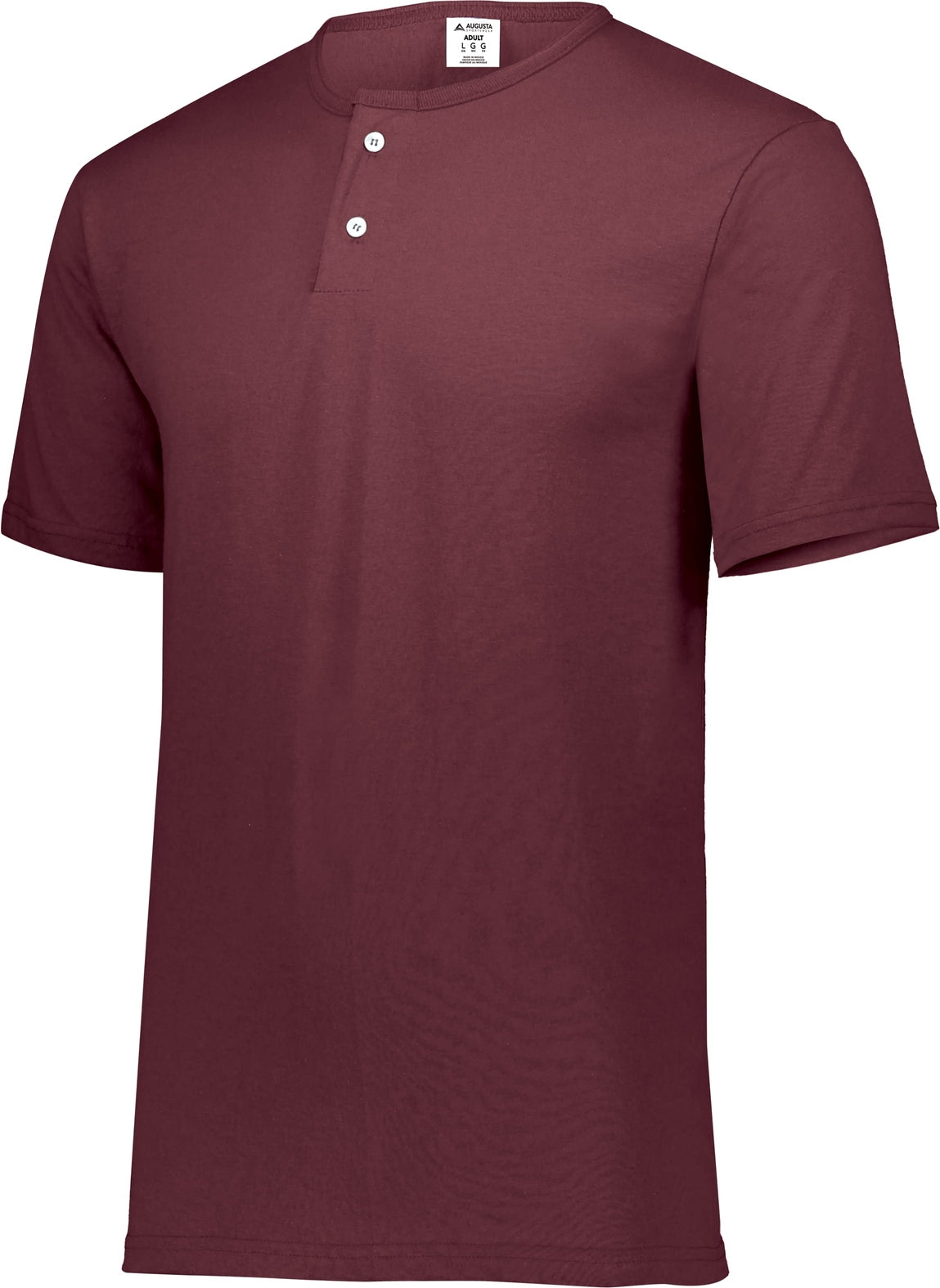 MAROON ADULT TWO-BUTTON BASEBALL