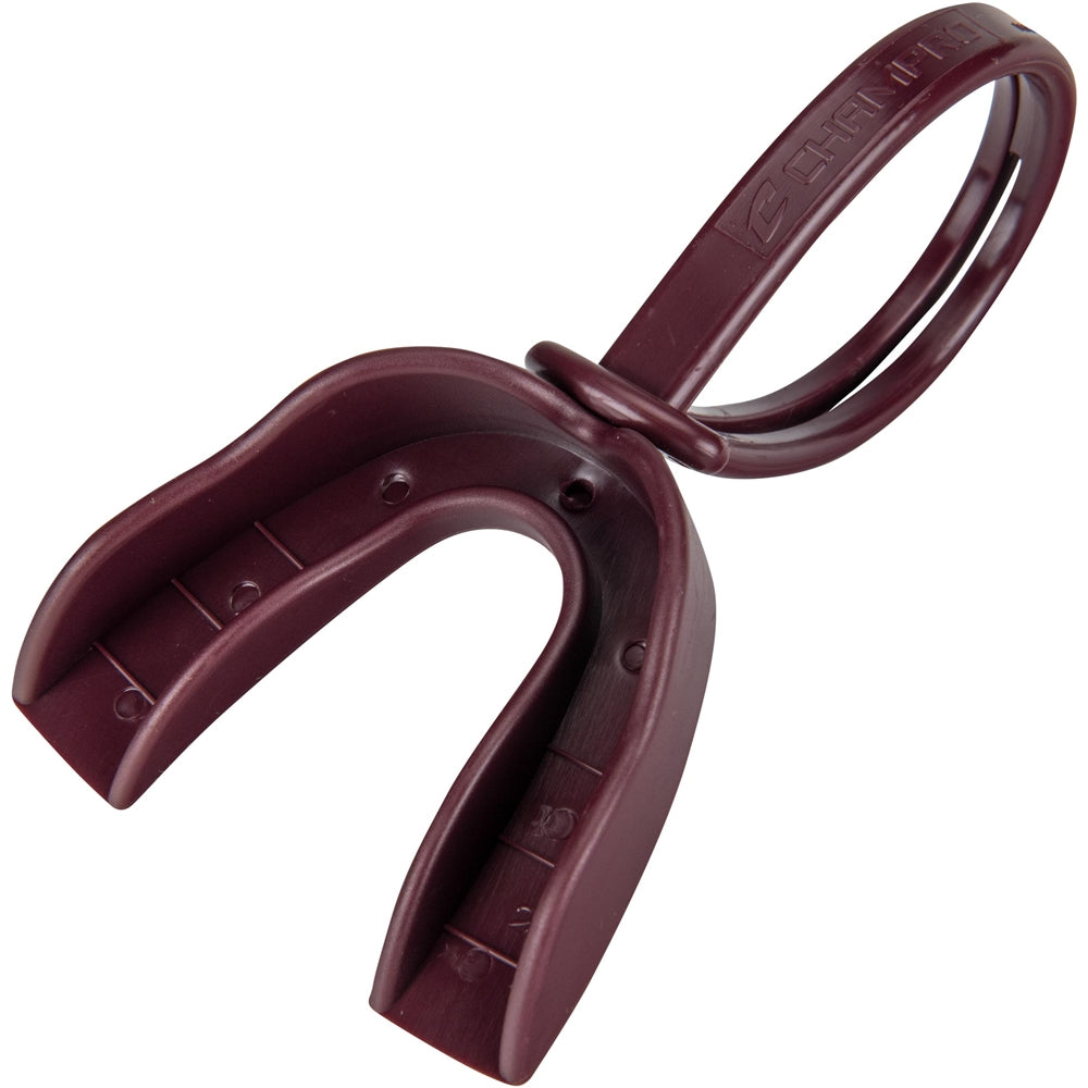 MAROON Boil-and-Bite Strapped Mouthguards