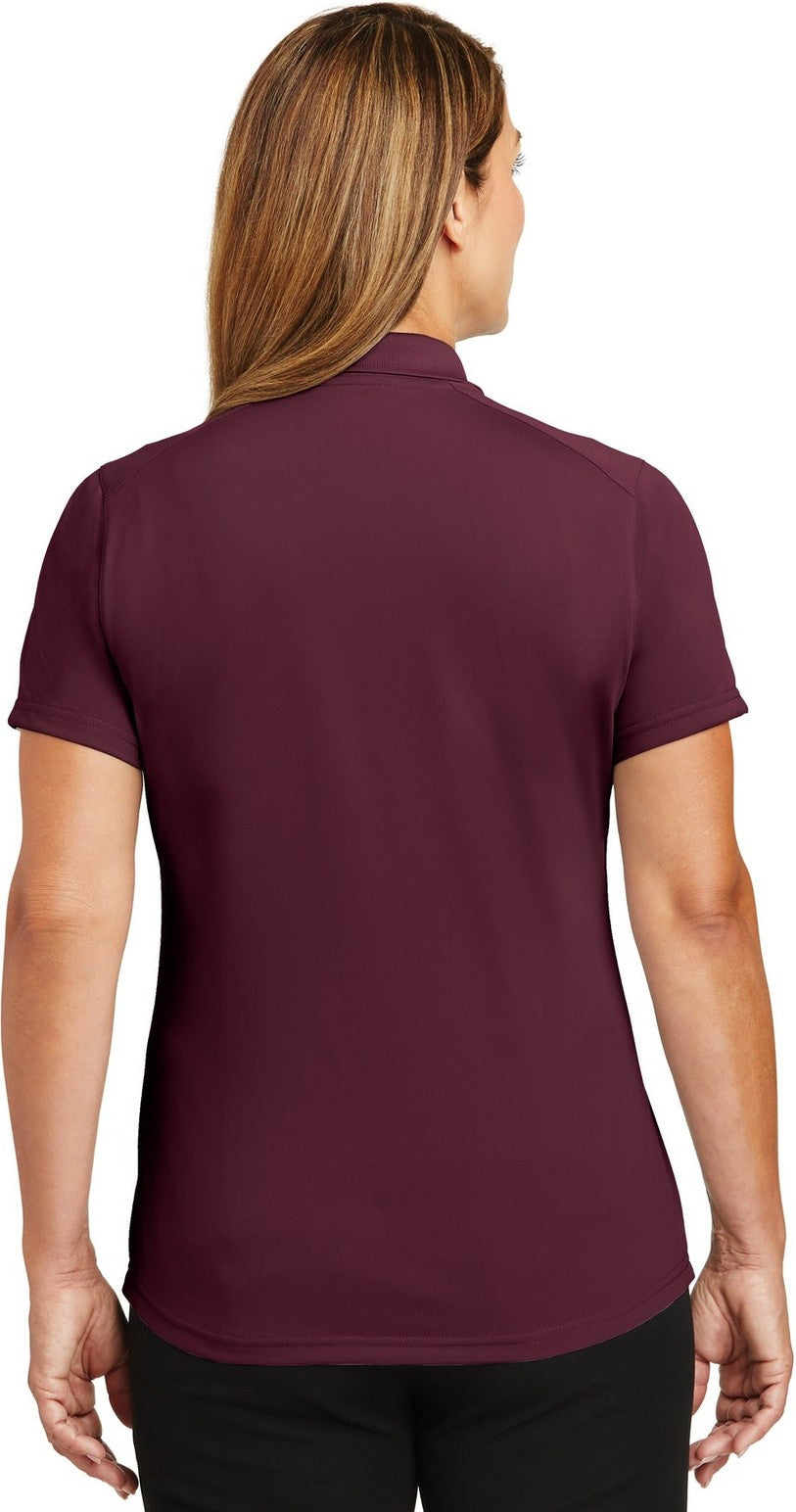 Maroon CornerStone Women's Select Lightweight Snag-Proof Polo. CS419