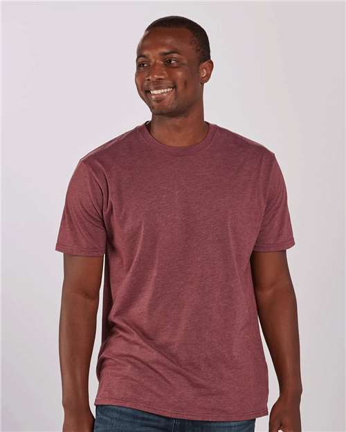 Maroon Heather Tri-Blend T-Shirt - BM2102