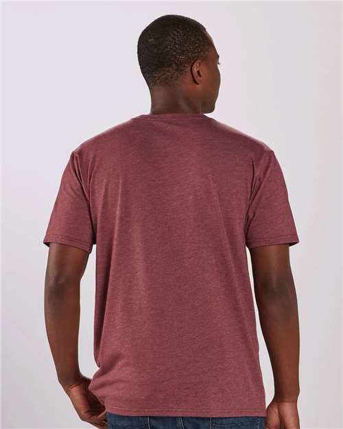 Maroon Heather Tri-Blend T-Shirt - BM2102