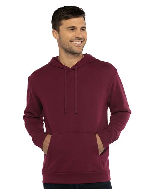 Front View of Maroon Laguna Sueded Hoodie - 9304