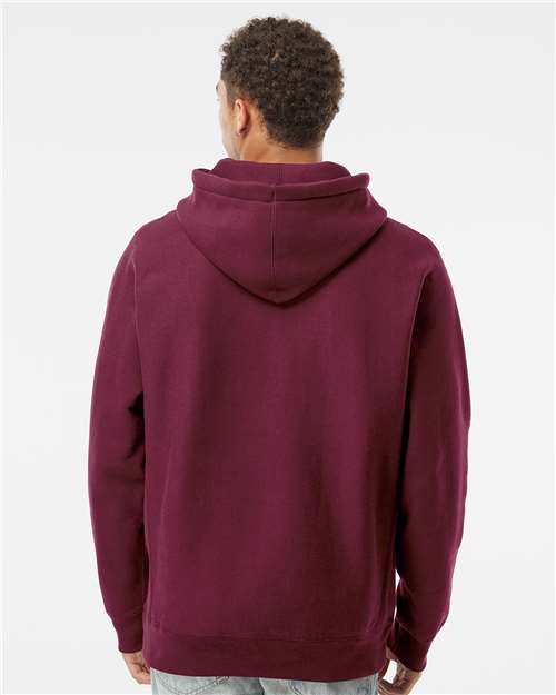 Maroon Legend - Premium Heavyweight Cross-Grain Hooded Sweatshirt - IND5000P