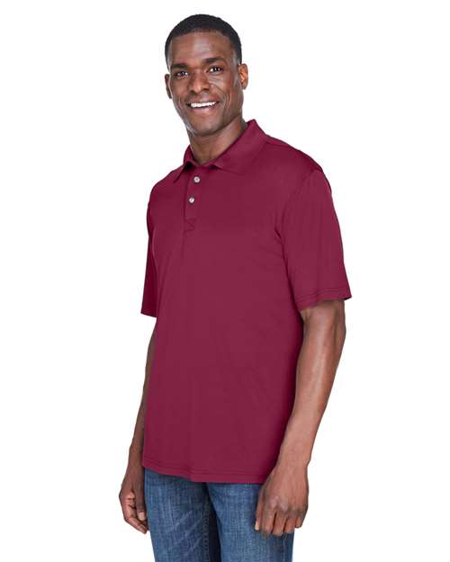 Maroon Men&#39;s Cool &amp; Dry Sport Performance Interlock Polo - 8425