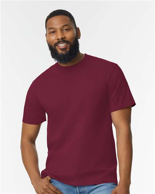 Maroon Softstyle® Midweight T-Shirt - 65000