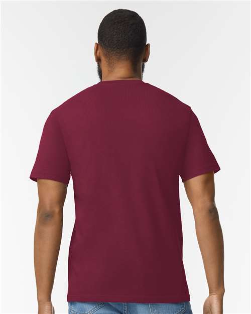 Maroon Softstyle® Midweight T-Shirt - 65000