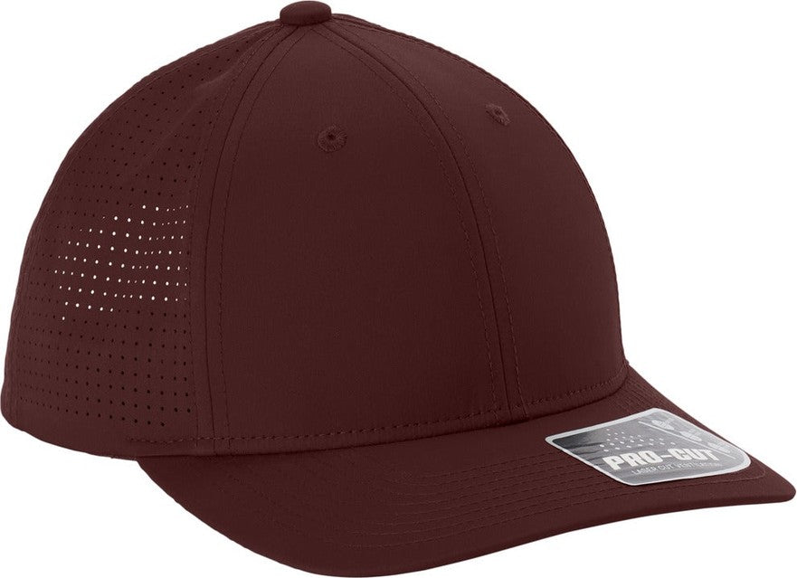 Maroon Sport-Tek Pro-Cut Adjustable Cap STC65