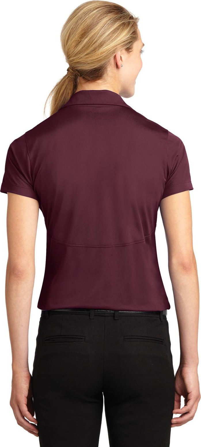 Maroon Sport-Tek Women's Micropique Sport-Wick Polo. LST650